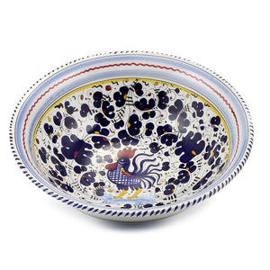 ORVIETO BLUE ROOSTER: Serving pasta bowl (Large)