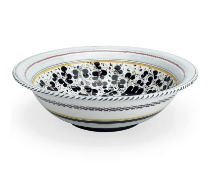 ORVIETO BLUE ROOSTER: Large Pasta/Salad Serving Bowl