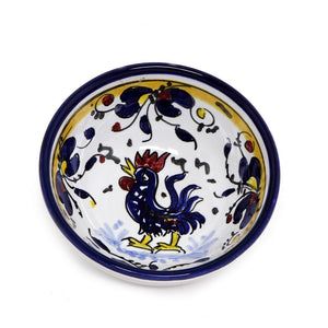 ORVIETO BLUE ROOSTER: Dipping/Condiment Small Bowl (1 Cup)