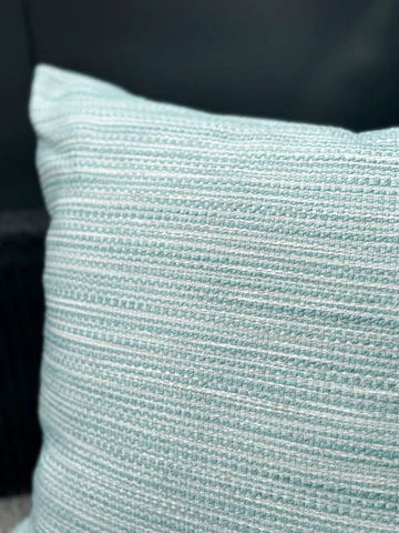 Bay View Aqua Indoor Outdoor Floor Pillow