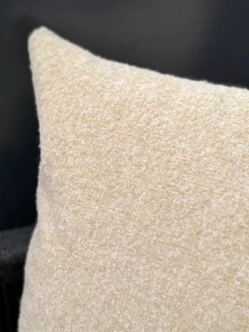Beige Boucle 20x20 Indoor Outdoor Pillow