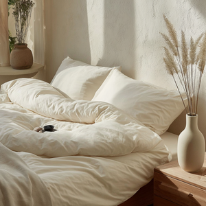 Organic Cotton Sateen Duvet Cover