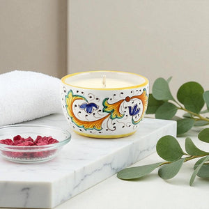 DERUTA CANDLES: Jar Candle with lid ~ Perugino Design