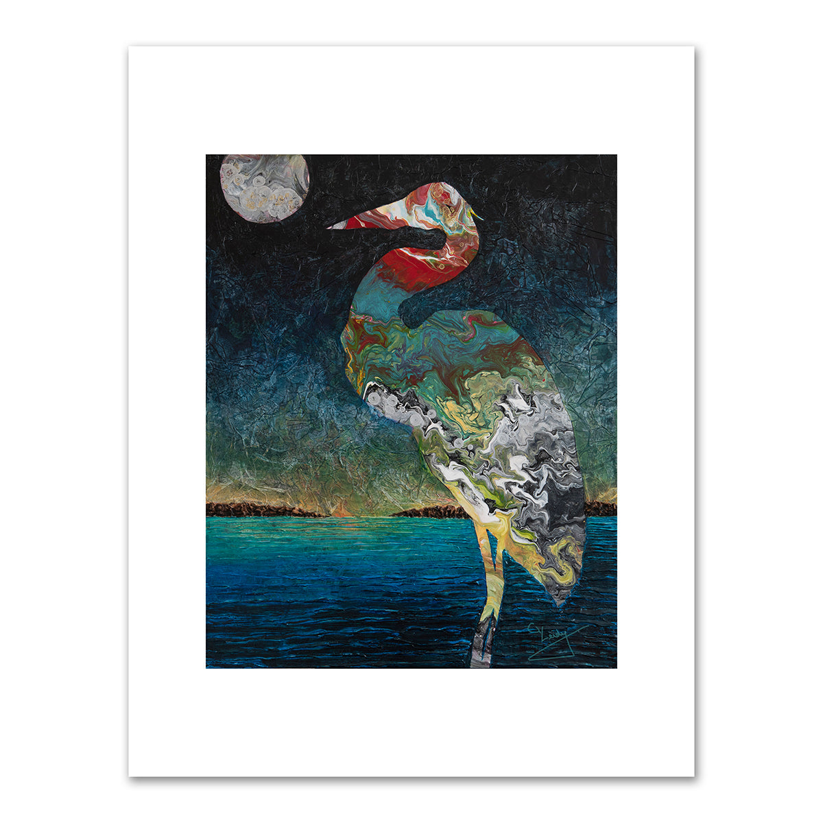 Heron by Corrina Leidy