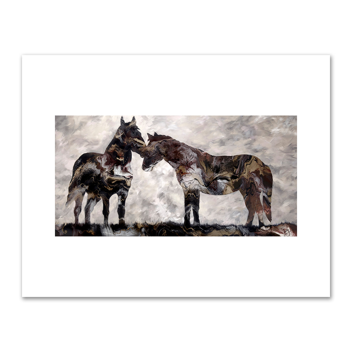 Grey Best Friends by Corrina Leidy