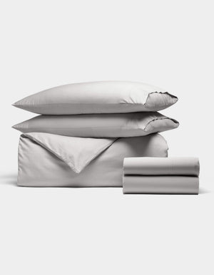 Soft-Wash Cotton Bedding Deluxe Bundle - Silk