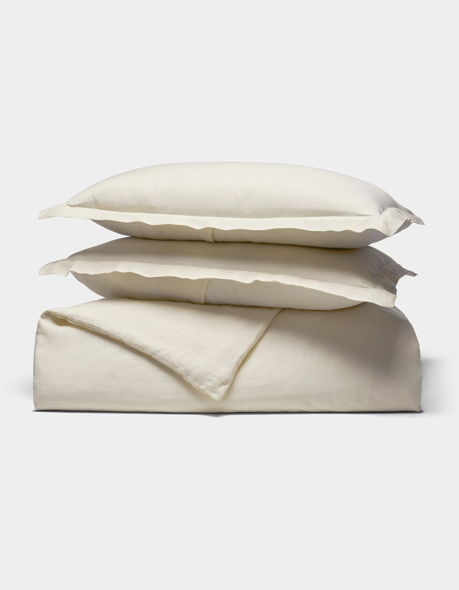 Linen Duvet Set - Flax / Twin