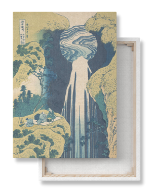 Hokusai - The Amida Falls - Canvas