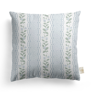 Chapple Chandler x Nicole Speake Scallop Stripe Floral Pillow Cover