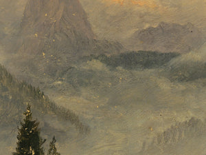 Winter Mountain Range