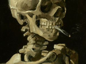Van Gogh - Skull Of A Skeleton With Burning Cigarette