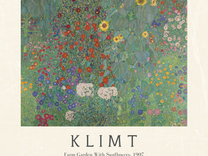 Klimt - Farm Garden With Sunflowers