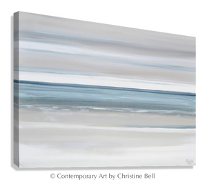 "Marine Layer II" GICLÉE PRINT, Modern Coastal Abstract Ocean Seascape Painting