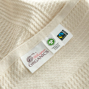 Organic Cotton Throw with Tassels