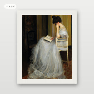 Portrait Woman Reading