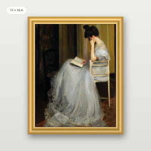 Portrait Woman Reading