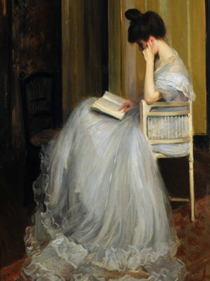 Portrait Woman Reading