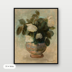 White Flower Still Life