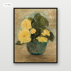 Yellow Flower Still Life