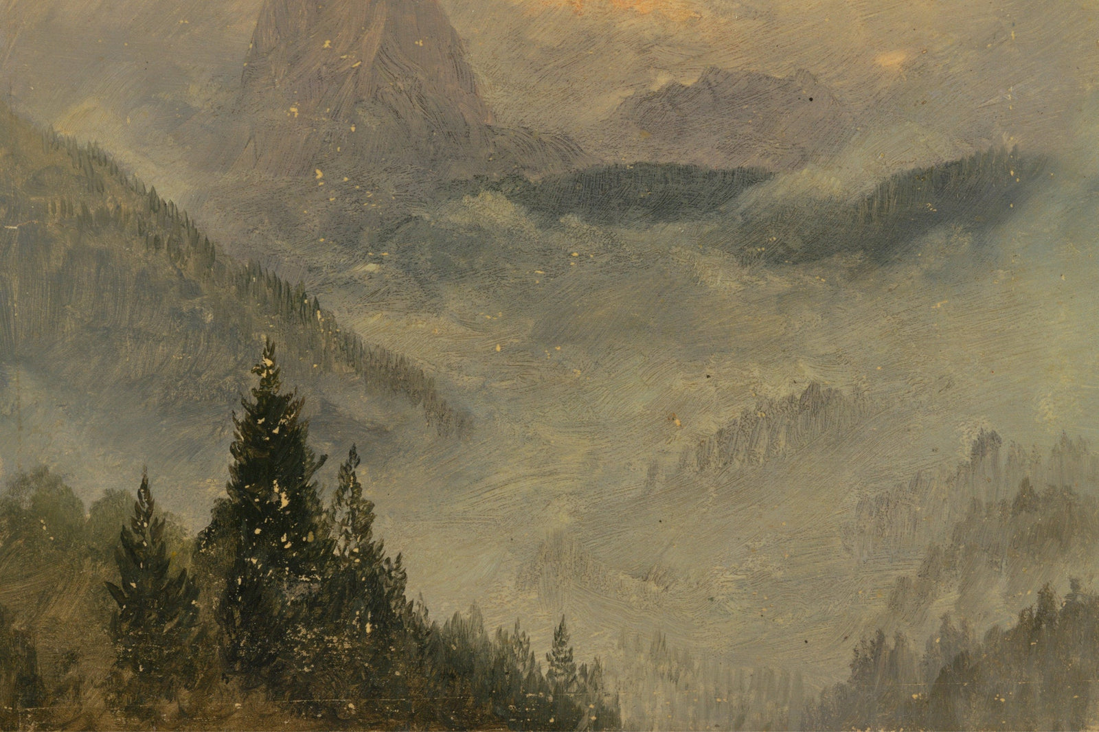 Winter Mountain Range - Fine Art Print | Full Bleed / 30x40 in / No Frame