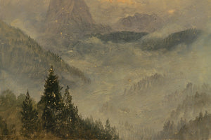 Winter Mountain Range