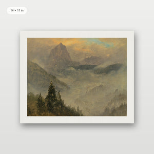 Winter Mountain Range