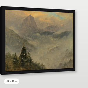 Winter Mountain Range