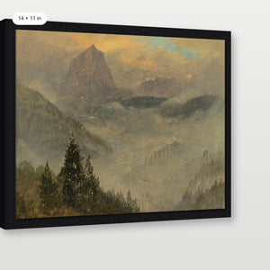 Winter Mountain Range