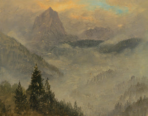 Winter Mountain Range