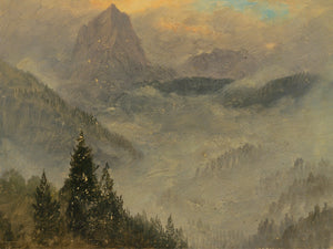 Winter Mountain Range
