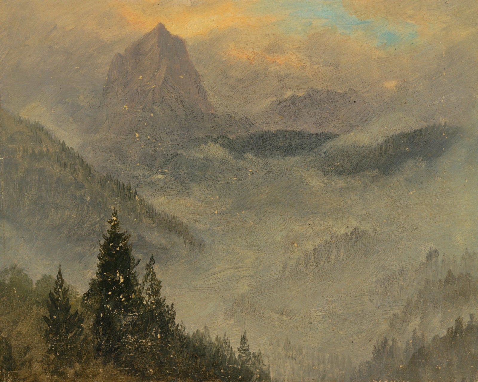 Winter Mountain Range
