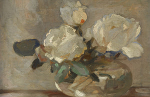 White Flower Pot