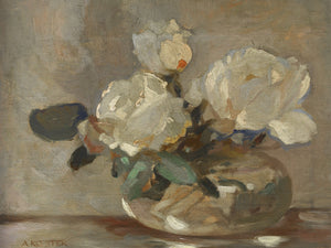 White Flower Pot