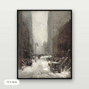 Moody Paris Winter