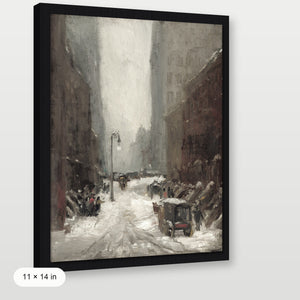 Moody Paris Winter