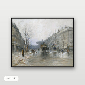 Paris Winter Street