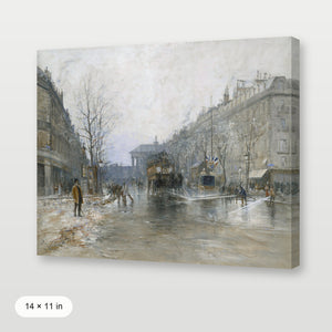 Paris Winter Street