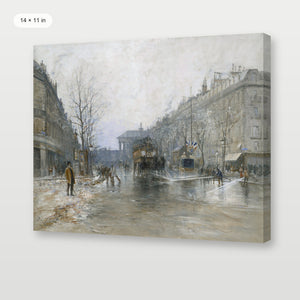 Paris Winter Street