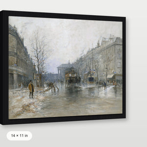 Paris Winter Street