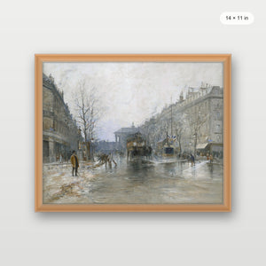 Paris Winter Street