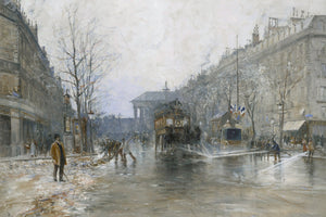 Paris Winter Street