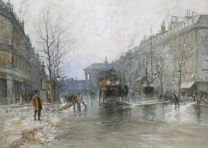 Paris Winter Street