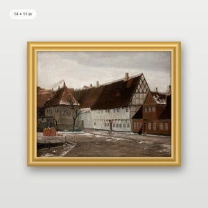 Warm Tone Winter Village