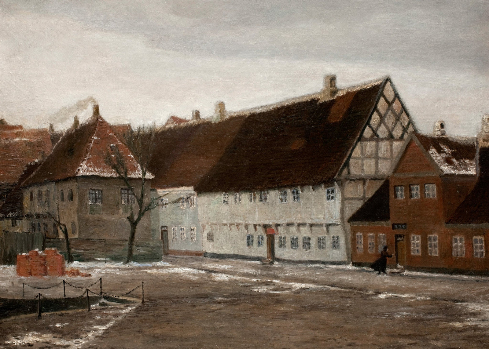 Warm Tone Winter Village