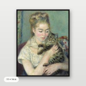 Woman with Cat