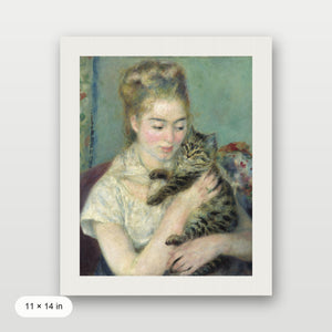 Woman with Cat