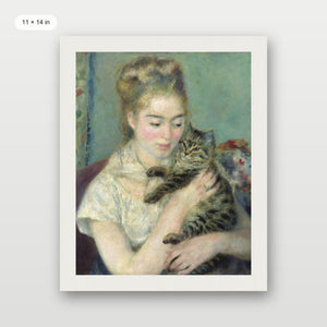 Woman with Cat
