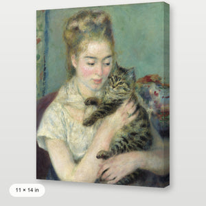 Woman with Cat
