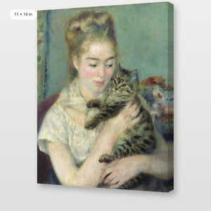 Woman with Cat