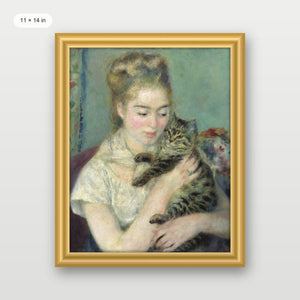 Woman with Cat